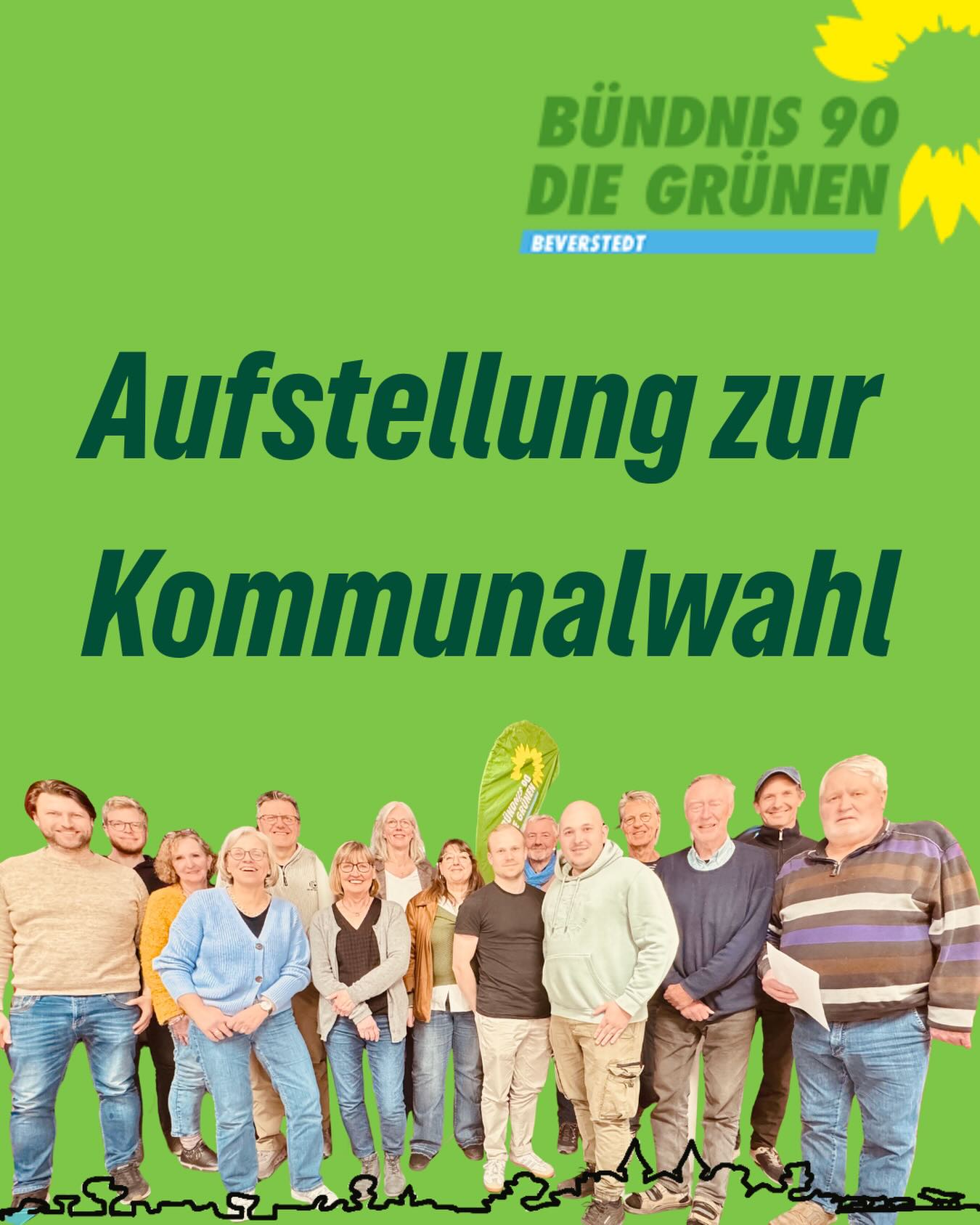 Gestern hat der 🌻OV Beverstedt die Kandidat*innen zur Kommunalwahl gewählt und die Liste. Mit diesem starken Team gehen wir ins…