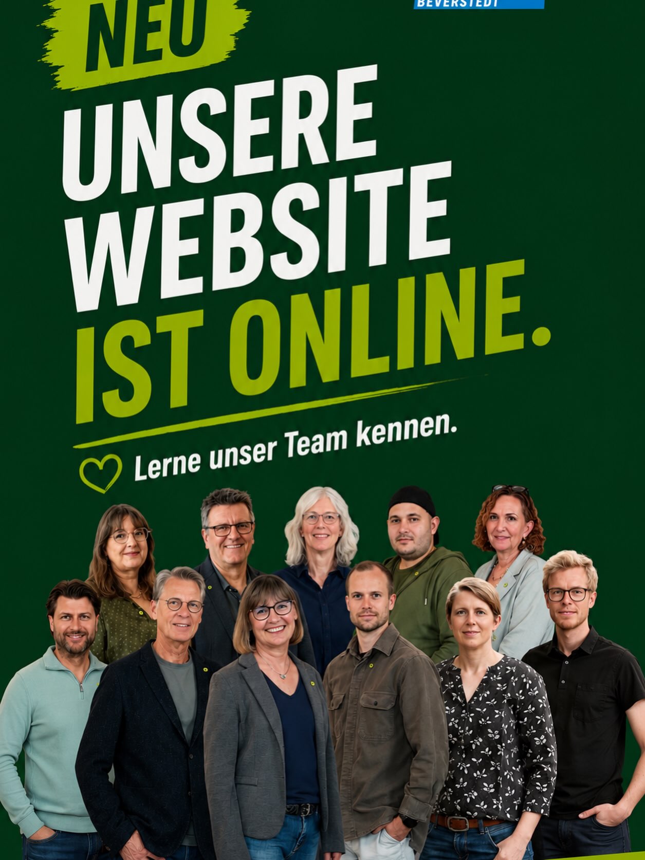 Unsere neue Website ist online! 🌻 Ab sofort findet ihr dort die Menschen, Ideen und Themen von Bündnis 90/Die Grünen…