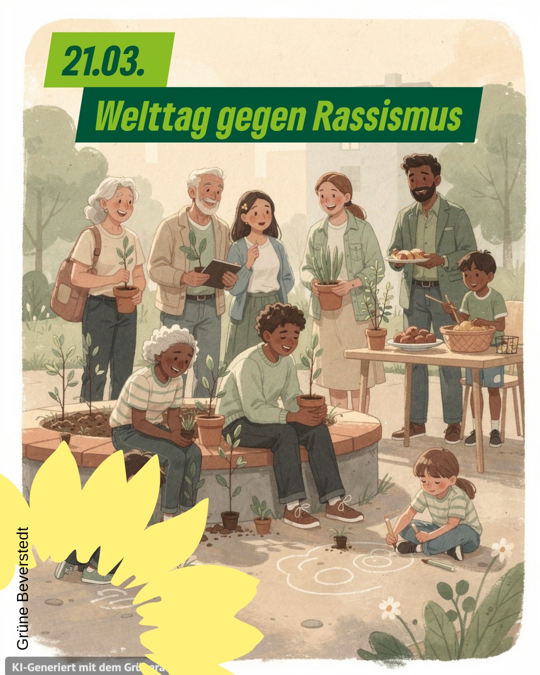 🌍 21. März – Welttag gegen Rassismus Auch in Beverstedt setzen wir uns für eine offene, vielfältige Gesellschaft ein! 🤝✨…