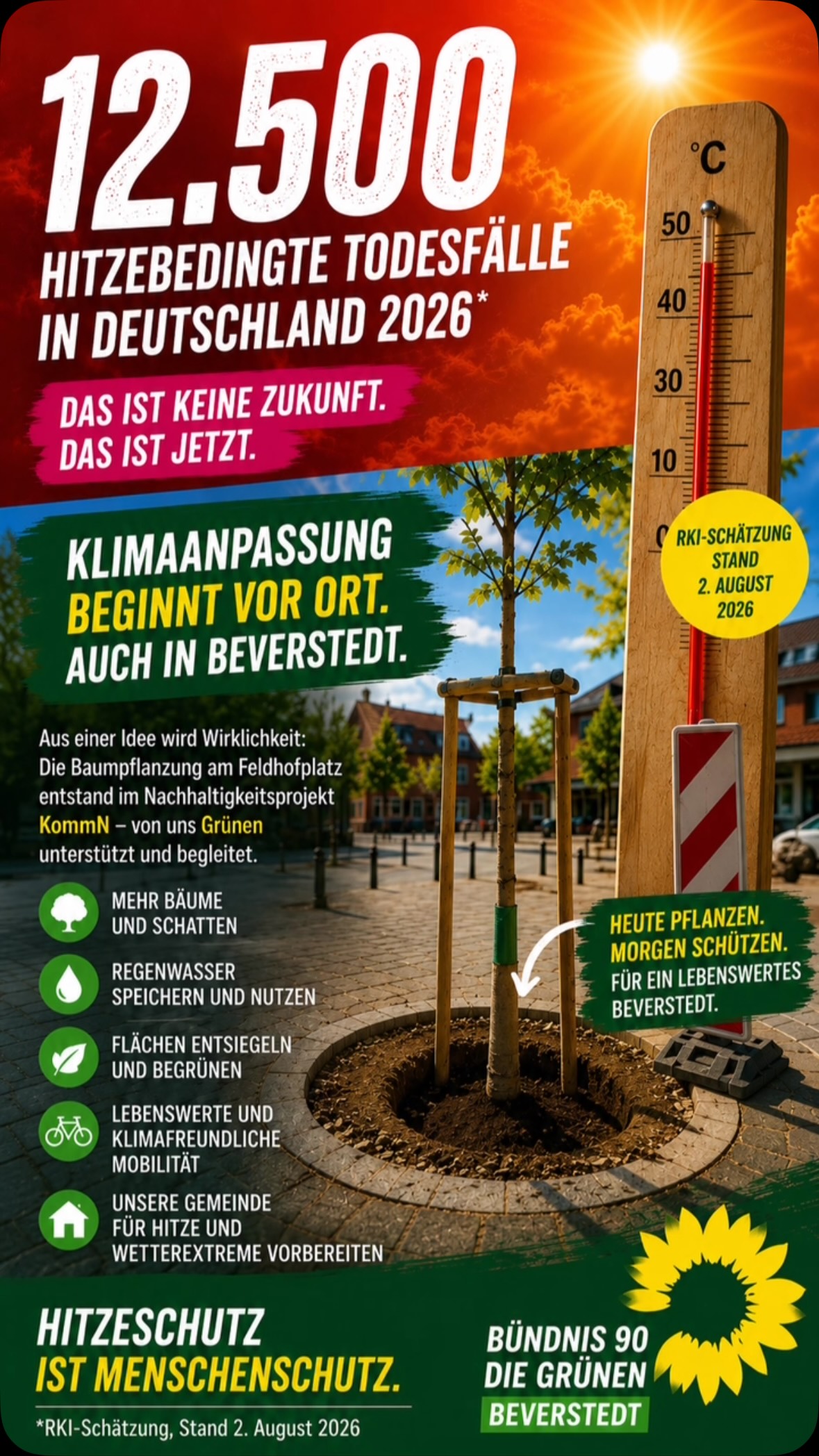Noch ist hier nur Erde. Im Herbst kommt die Weide. 🌱🌳 Auf dem Feldhofplatz in Beverstedt entsteht Platz für einen…