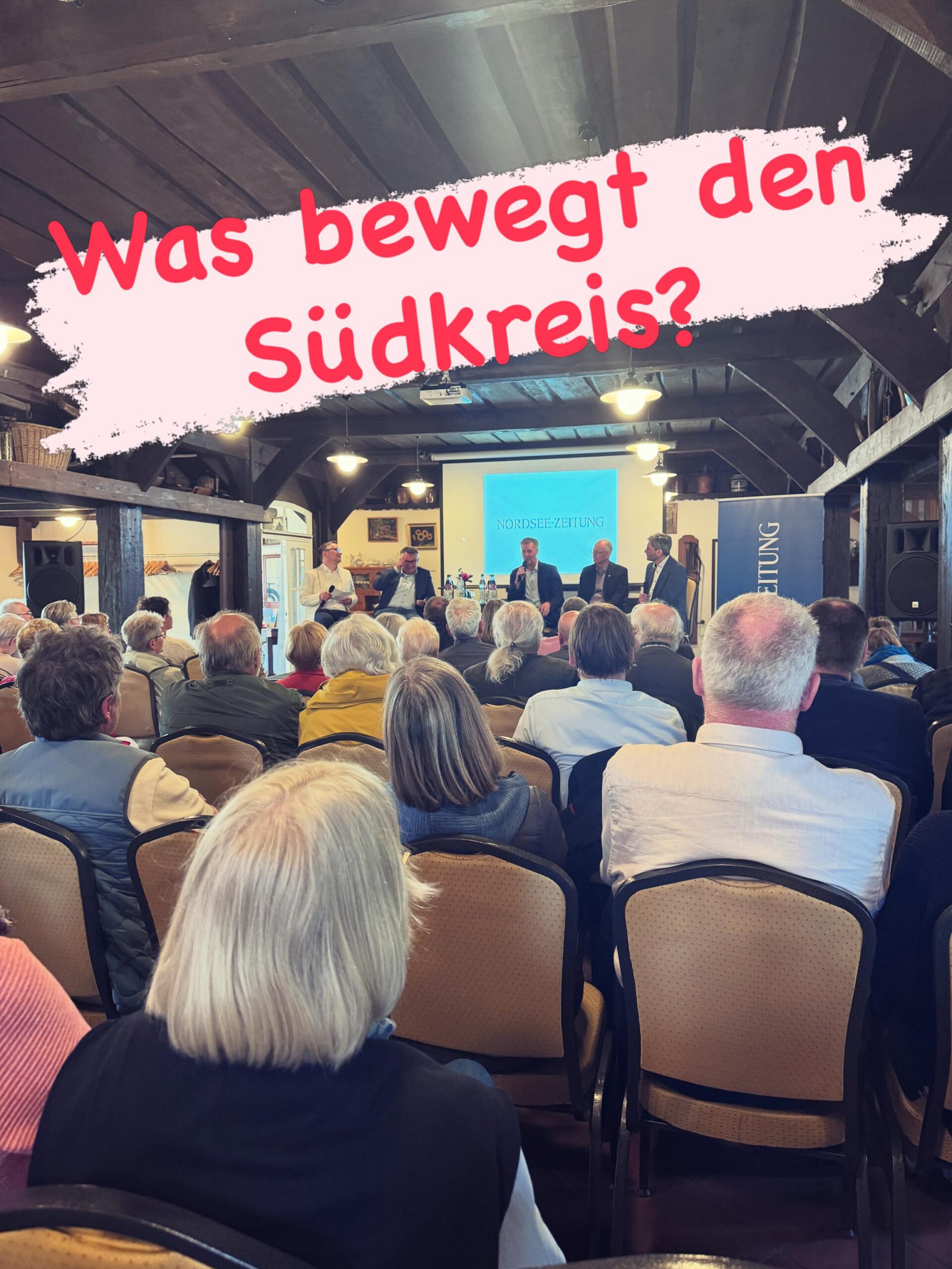Viele Fragen heute bei der Veranstaltung von @nordseezeitung in Lunestedt. Kommt die A20?, wie geht es mit der Windkraft weiter?,…